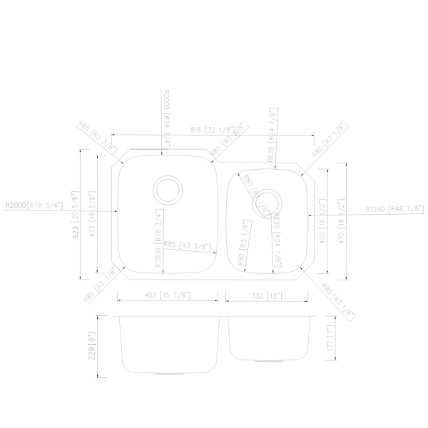 Sink Dimensions