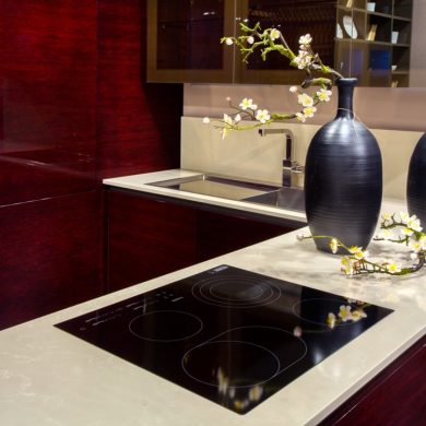 warm colors kitchen design